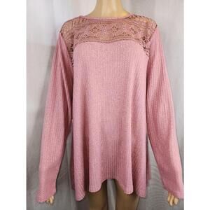 Torrid | Women | Sweater | Long Sleeve Knit | Size 2X | Pink